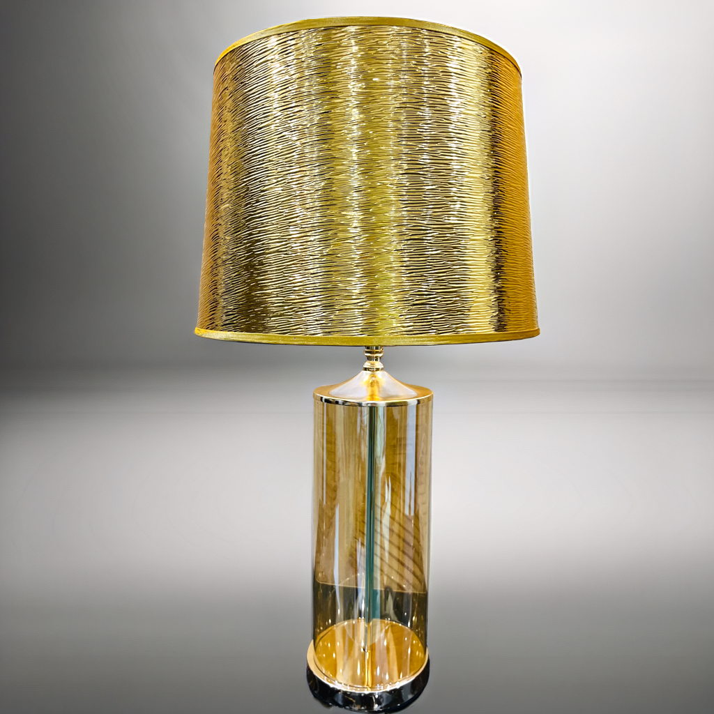 CNC Glass Y-108 Table Lamps (Pair)